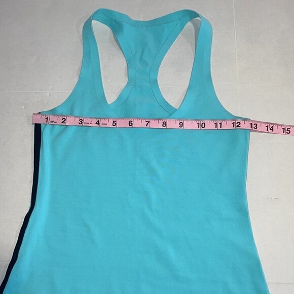 LULULEMON blue cool racer back tank top size 0/2 - Picture 8 of 11
